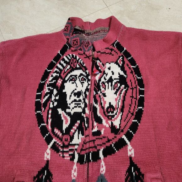 Tejidos Ruminahui Mens XL? Native American Indian Tribal Sweater Vest READ - Picture 4 of 11